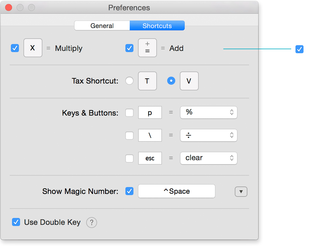 Preferences Shortcuts Annotations